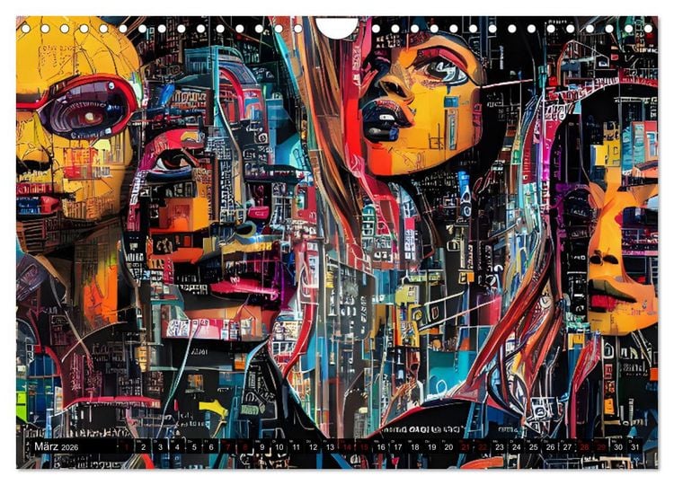 Produktbild: Abstrakt color Art (Wandkalender 2026 DIN A4 quer), CALVENDO Monatskalender