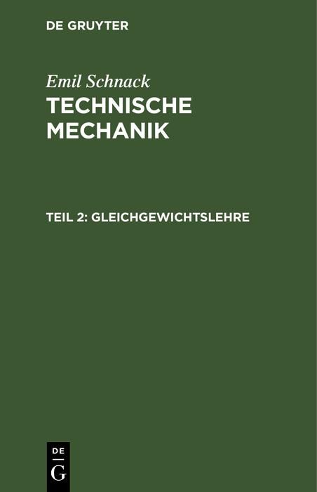 Produktbild: Gleichgewichtslehre