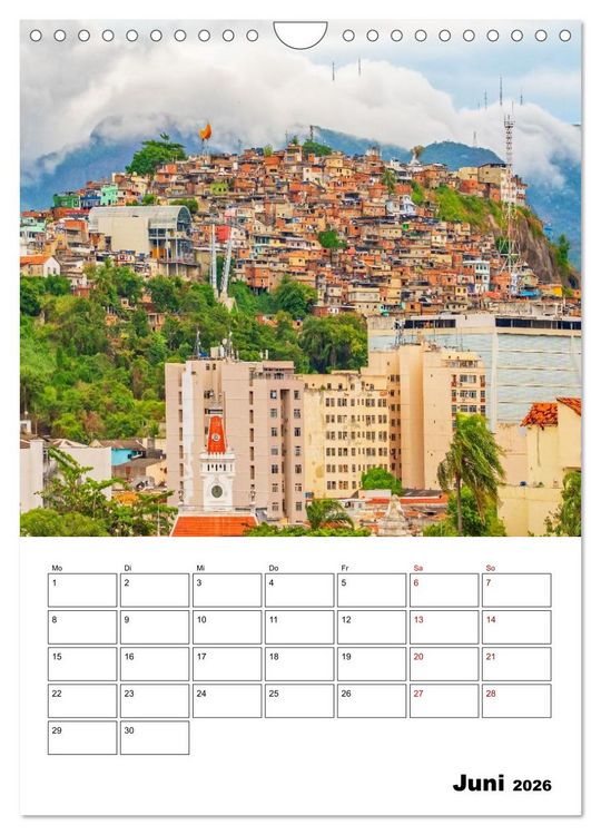 Produktbild: Rio de Janeiro - Reiseplaner (Wandkalender 2026 DIN A4 hoch), CALVENDO Monatskalender