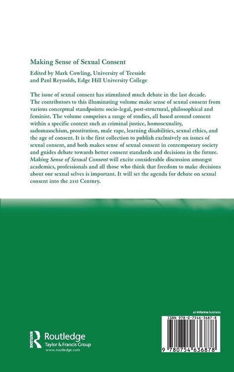 Produktbild: Making Sense of Sexual Consent