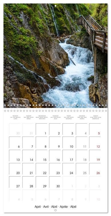 Produktbild: Berchtesgaden - Bavarian Alps, Lakes and Nature (Wall Calendar 2026 12 &times; 12 Inch) CALVENDO 12 Month Wall Calendar
