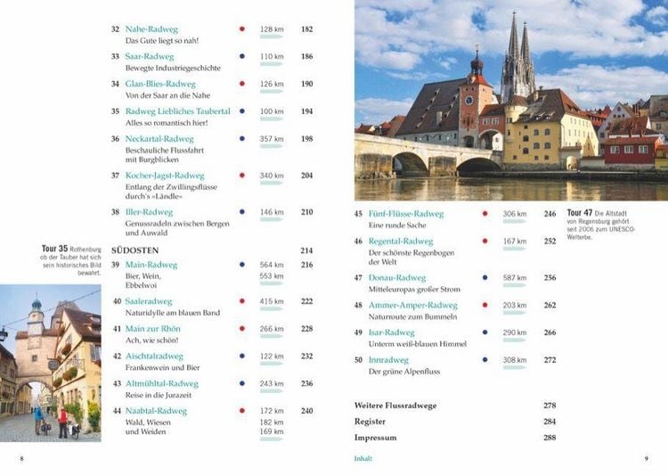 Produktbild: Deutschlands sch&ouml;nste Flussradwege