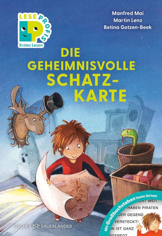 Produktbild: Leseprofis &ndash; GROSSBUCHSTABEN: DIE GEHEIMNISVOLLE SCHATZKARTE, Erstes Lesen