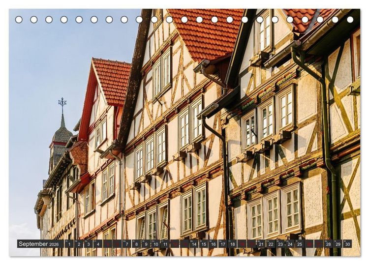 Produktbild: Ein Blick auf Eschwege (Tischkalender 2026 DIN A5 quer), CALVENDO Monatskalender