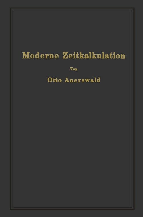 Produktbild: Moderne Zeitkalkulation