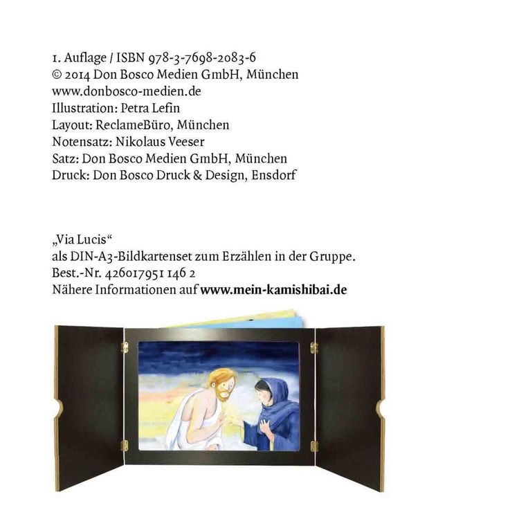 Produktbild: Via Lucis. Der Lichtweg von Ostern bis Pfingsten. Mini-Bilderbuch.