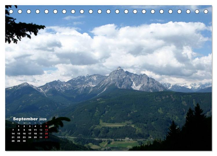 Produktbild: Unterwegs in Tirol (Tischkalender 2026 DIN A5 quer), CALVENDO Monatskalender