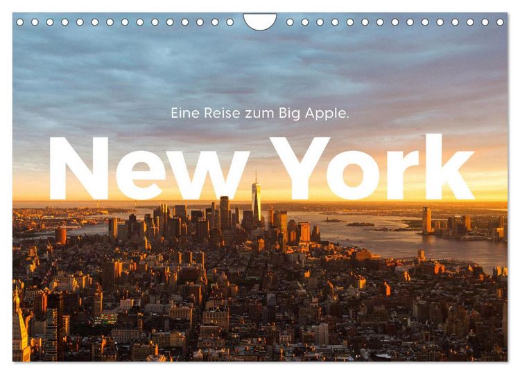 Produktbild: New York - Eine Reise zum Big Apple. (Wandkalender 2026 DIN A4 quer), CALVENDO Monatskalender