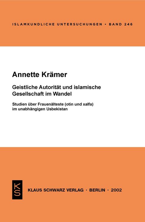Produktbild: Geistliche Autorit&auml;t und islamische Gesellschaft im Wandel