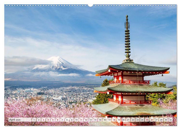 Produktbild: JAPAN Reise durch Zeit und Sch&ouml;nheit (hochwertiger Premium Wandkalender 2026 DIN A2 quer), Kunstdruck in Hochglanz