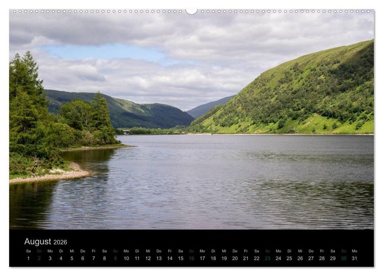 Produktbild: Schottland Highlands und Ostk&uuml;ste (hochwertiger Premium Wandkalender 2026 DIN A2 quer), Kunstdruck in Hochglanz