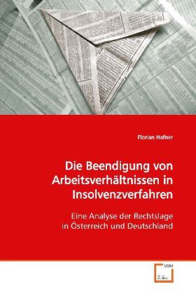 Produktbild: Hafner, F: Die Beendigung von Arbeitsverh&auml;ltnissen inInsolve