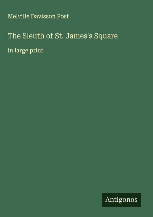 Produktbild: The Sleuth of St. James's Square