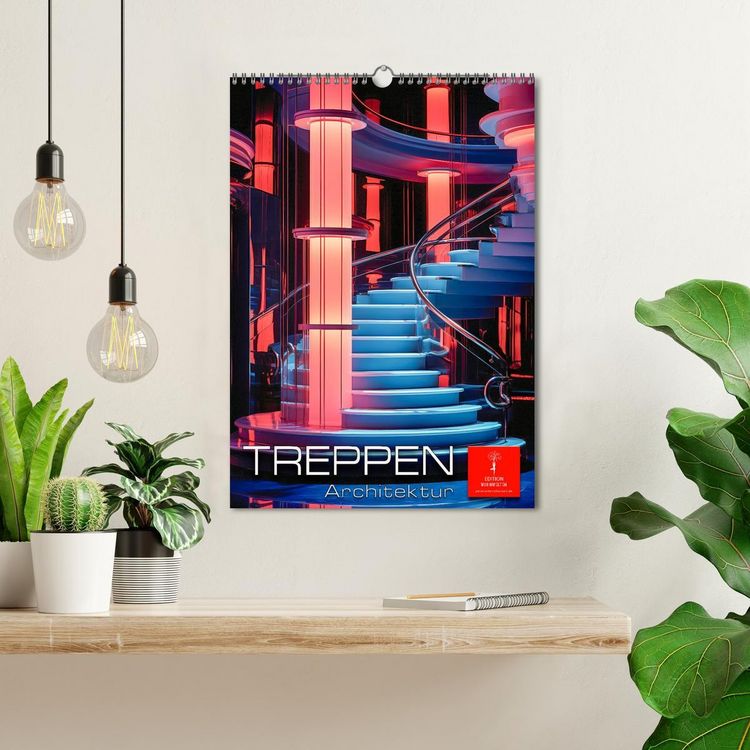 Produktbild: Treppen Architektur (Wandkalender 2026 DIN A3 hoch), CALVENDO Monatskalender