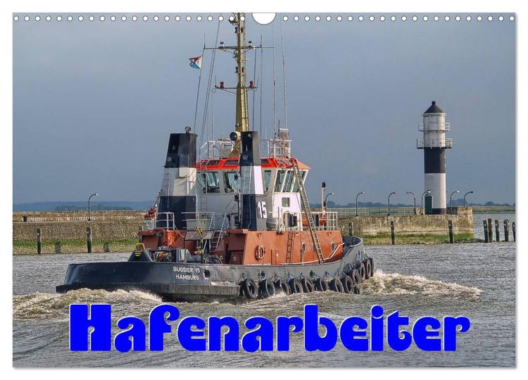 Produktbild: Hafenarbeiter (Wandkalender 2026 DIN A3 quer), CALVENDO Monatskalender