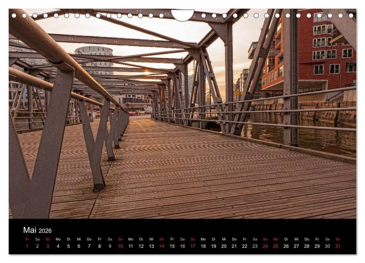 Produktbild: Hamburg . Das Tor zur Welt... (Wandkalender 2026 DIN A4 quer), CALVENDO Monatskalender