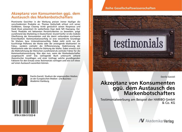 Produktbild: Akzeptanz von Konsumenten gg&uuml;. dem Austausch des Markenbotschafters