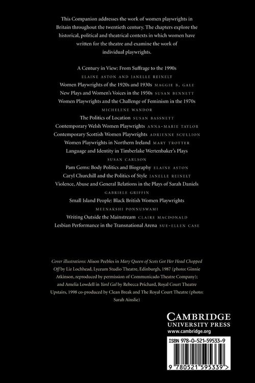 Produktbild: The Cambridge Companion to Modern British Women Playwrights