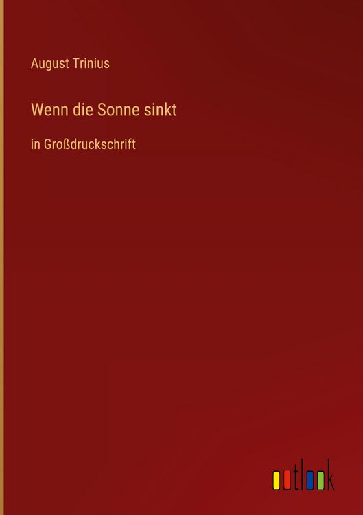 Produktbild: Wenn die Sonne sinkt