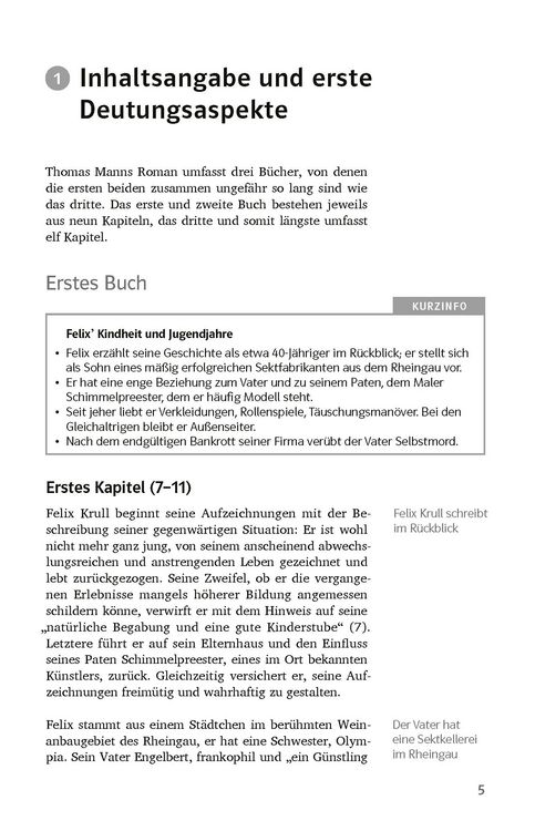 Produktbild: Klett Lekt&uuml;rehilfen Thomas Mann, Bekenntnisse des Hochstaplers Felix Krull