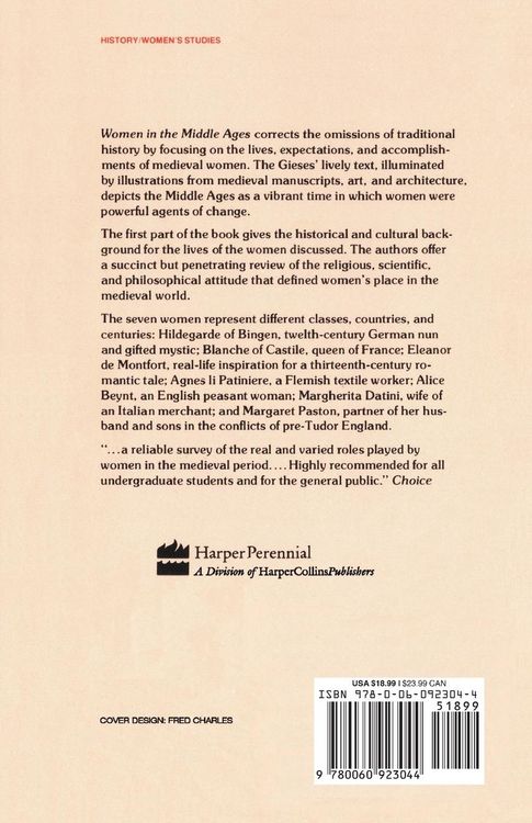 Produktbild: Women in the Middle Ages