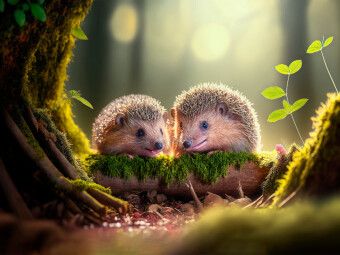 Produktbild: CALVENDO Puzzle Igel | 1000 Teile Lege-Gr&ouml;&szlig;e 64x48cm Foto-Puzzle f&uuml;r gl&uuml;ckliche Stunden