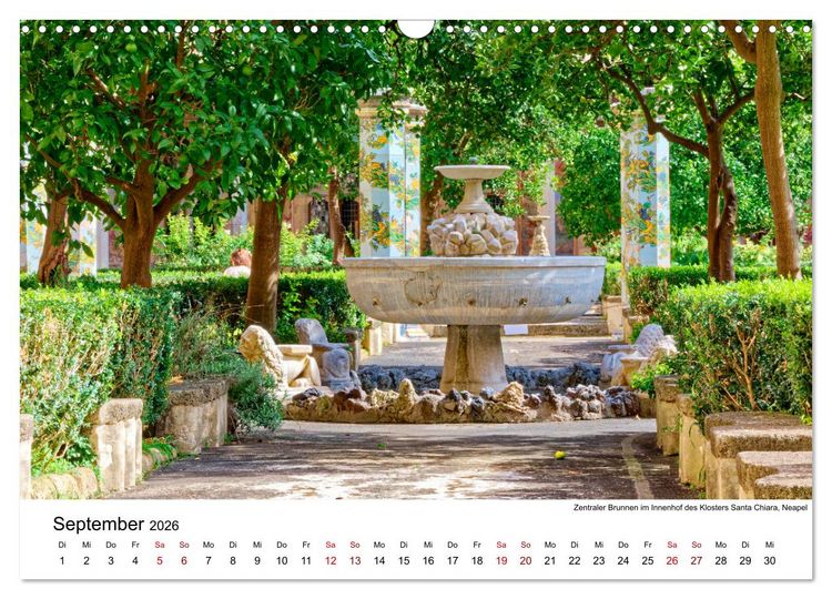 Produktbild: Highlights am Golf von Neapel (Wandkalender 2026 DIN A3 quer), CALVENDO Monatskalender