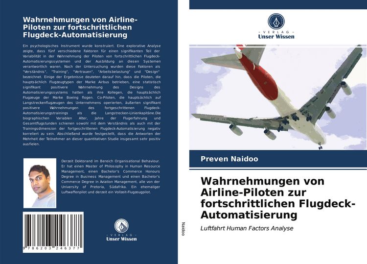 Produktbild: Wahrnehmungen von Airline-Piloten zur fortschrittlichen Flugdeck-Automatisierung