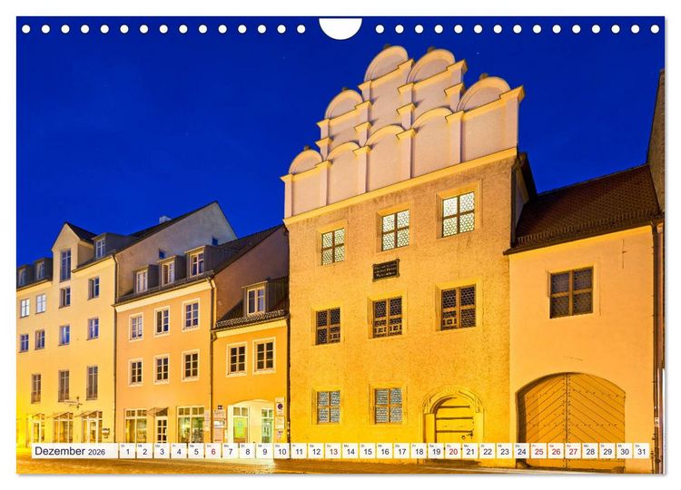 Produktbild: Lutherstadt Wittenberg - Die Wirkst&auml;tte des rebellischen Martin Luther (Wandkalender 2026 DIN A4 quer), CALVENDO Monatskalender