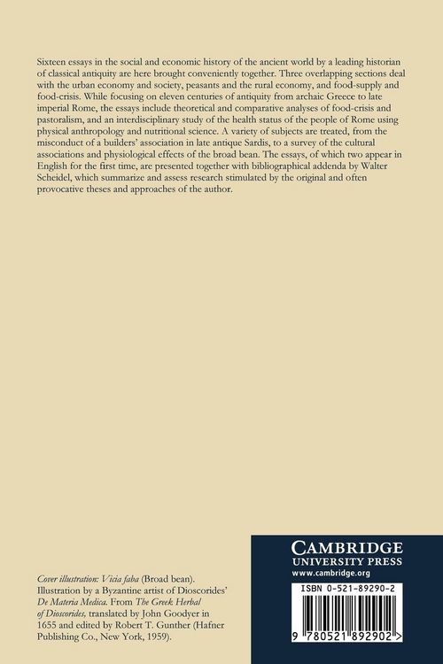Produktbild: Cities, Peasants and Food in Classical Antiquity
