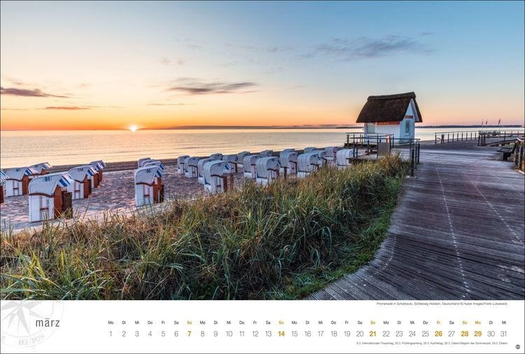 Produktbild: Ostsee Globetrotter Kalender 2027 - Von behaglichen Strandk&ouml;rben und rauen K&uuml;sten