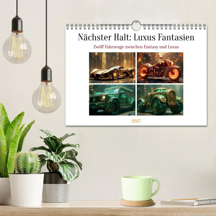 Produktbild: N&auml;chster Halt: Luxus Fantasien (Wandkalender 2027 DIN A4 quer), CALVENDO Monatskalender