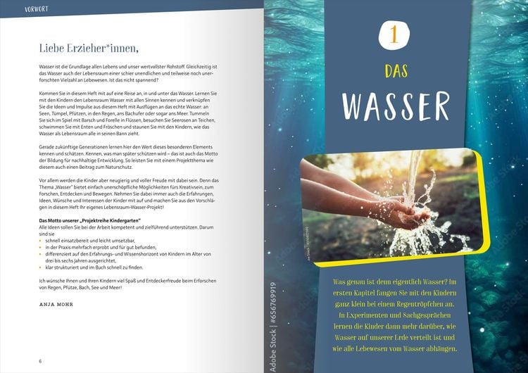 Projektreihe Kindergarten - Lebensraum Wasser