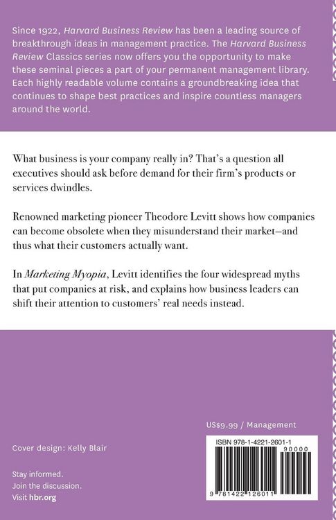 Produktbild: Marketing Myopia