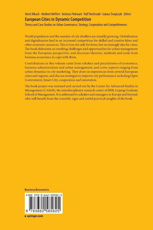 Produktbild: European Cities in Dynamic Competition