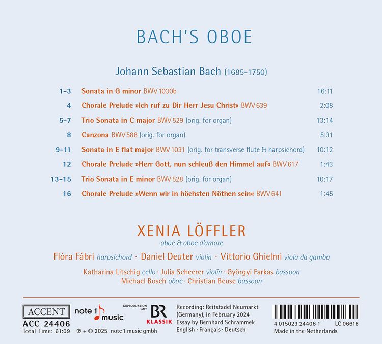 Produktbild: L&ouml;ffler, X: Bach's Oboe