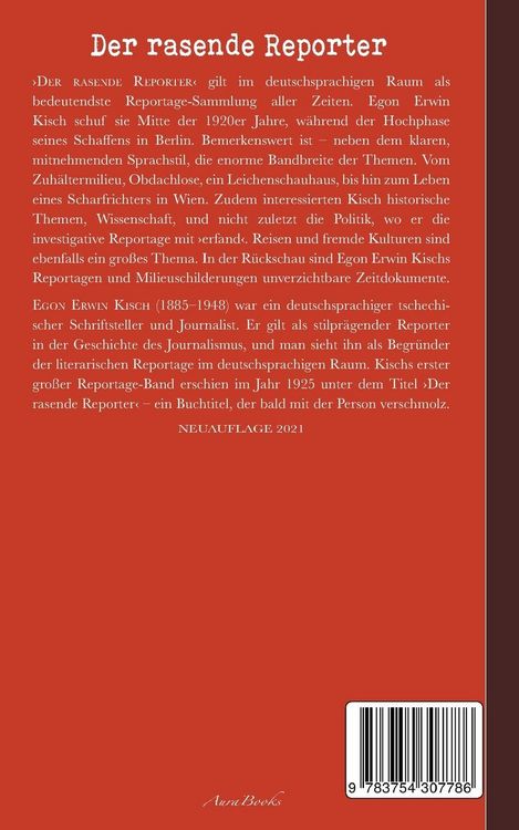 Produktbild: Der rasende Reporter