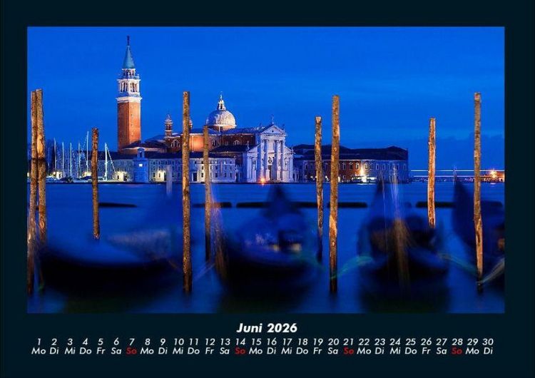 Produktbild: Venedig 2026 Fotokalender DIN A4
