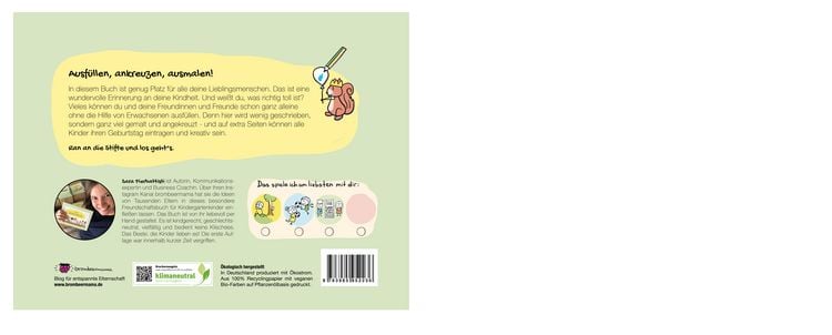 Produktbild: Freundschaftsbuch Meine Lieblingsmenschen - Erinnerungen an die Kindergartenzeit