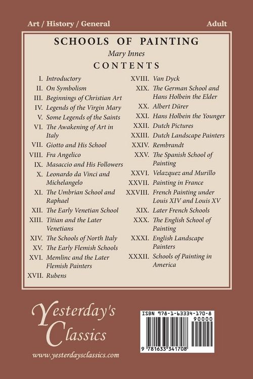 Produktbild: Schools of Painting (Color Edition) (Yesterday's Classics)