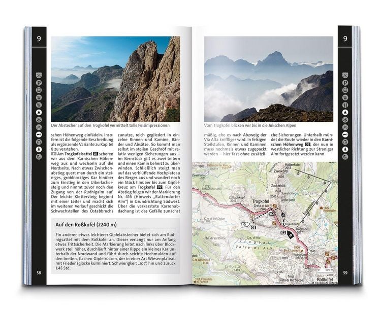 Produktbild: KOMPASS Wanderf&uuml;hrer Karnischer H&ouml;henweg, Von Th&ouml;rl-Maglern nach Sillian, Mit Varianten und Gipfeln, 28 Touren mit Extra-Tourenkarte