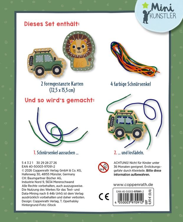 Produktbild: Mein kleines Bastelset: F&auml;del-Karten