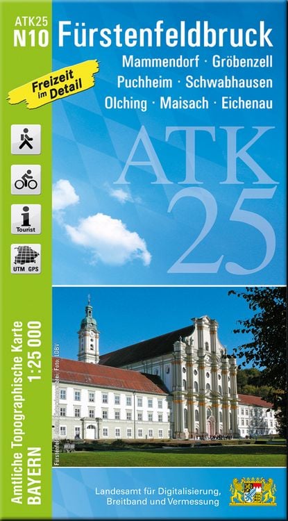Produktbild: ATK25-N10 F&uuml;rstenfeldbruck (Amtliche Topographische Karte 1:25000)