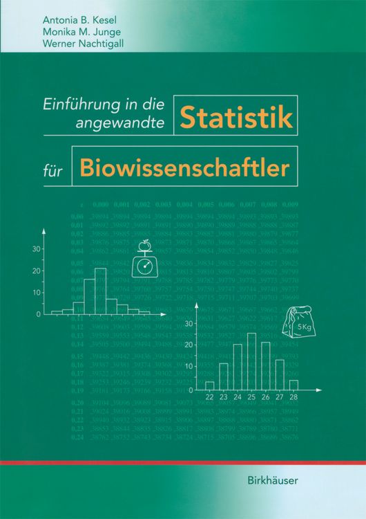 Produktbild: Einf&uuml;hrung in die angewandte Statistik f&uuml;r Biowissenschaftler