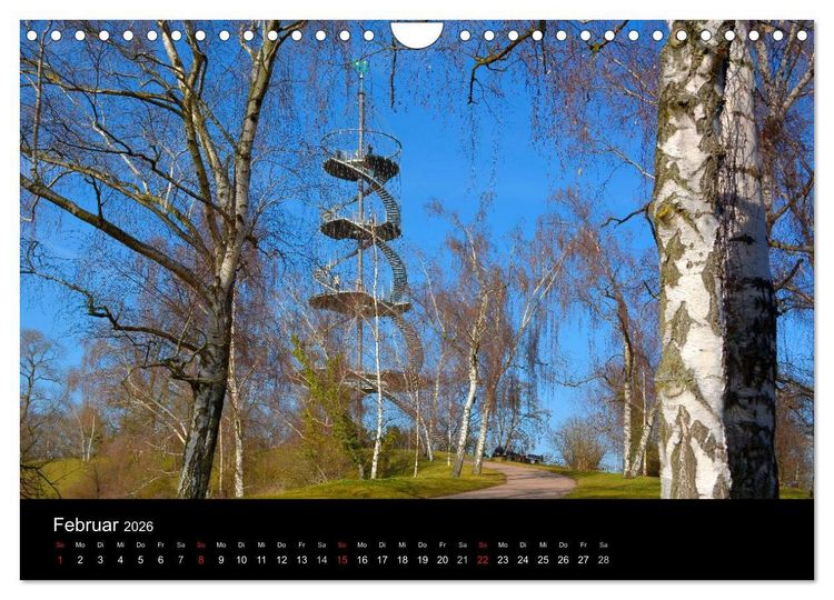 Produktbild: Baden-W&uuml;rttemberg 2026 (Wandkalender 2026 DIN A4 quer), CALVENDO Monatskalender