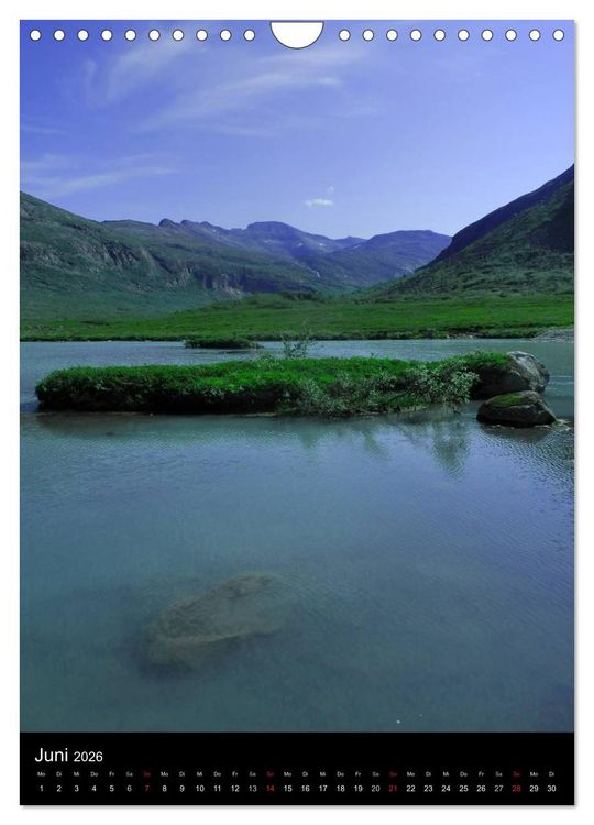Produktbild: Paradiesisches Norwegen (Wandkalender 2026 DIN A4 hoch), CALVENDO Monatskalender