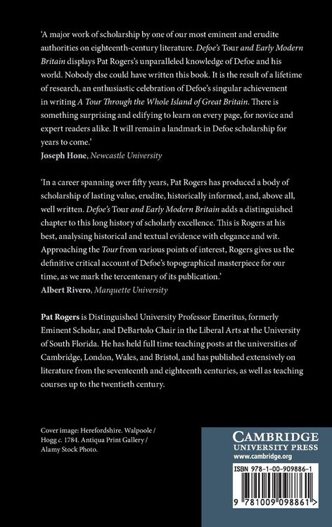 Produktbild: Defoe's Tour and Early Modern Britain