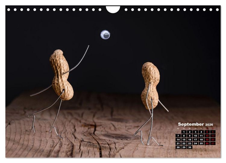 Produktbild: Erdnussm&auml;nnchen Geschichten. (Wandkalender 2026 DIN A4 quer), CALVENDO Monatskalender