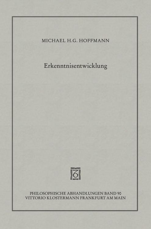 Bild vom Artikel Erkenntnisentwicklung vom Autor Michael H.G. Hoffmann