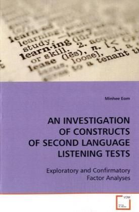 Produktbild: Eom Minhee: An Investigation Of Constructs Of Second Languag